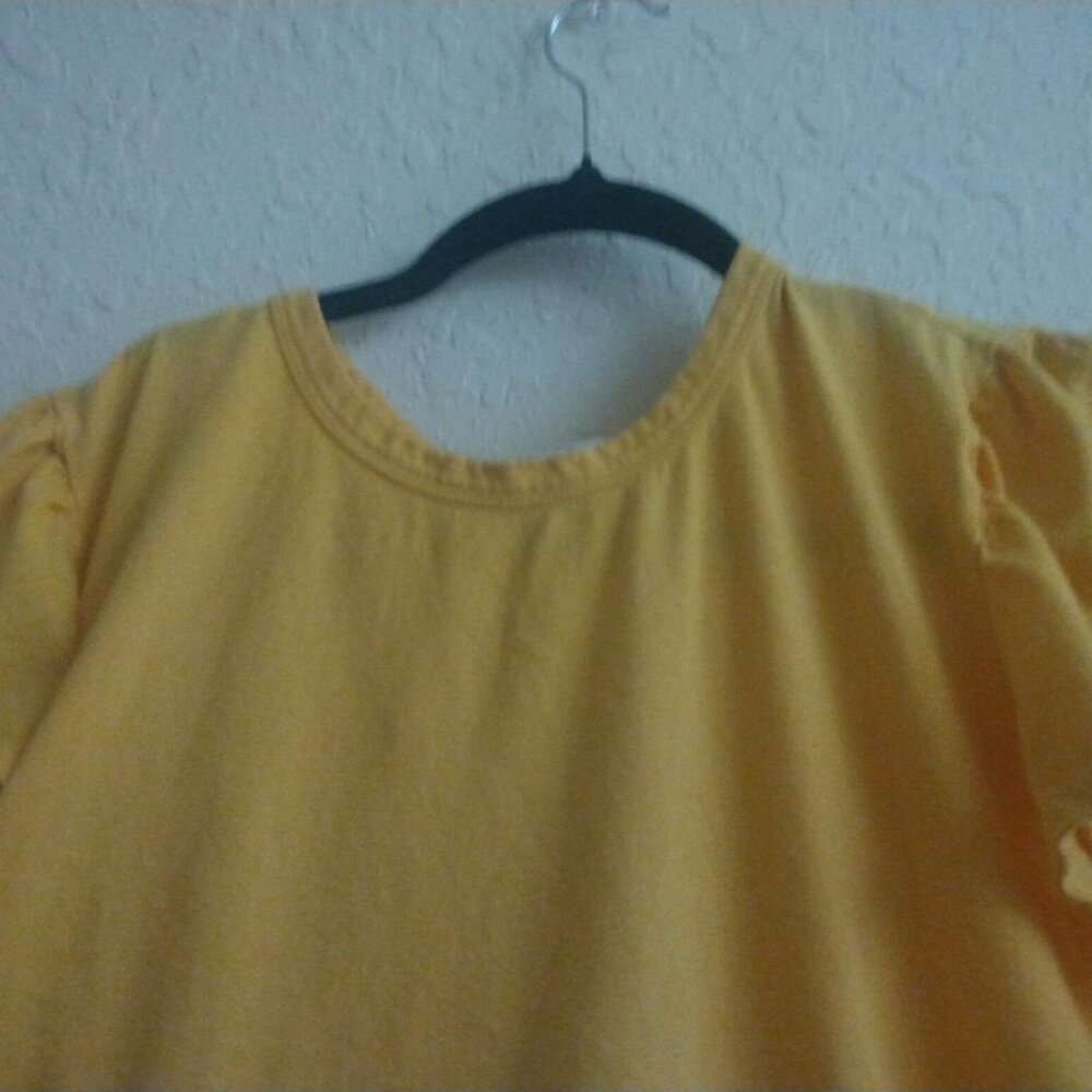 Yellow Cotton babydoll dress